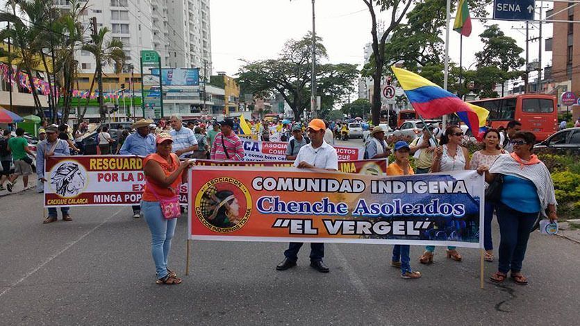 Paro Nacional Indigenas N