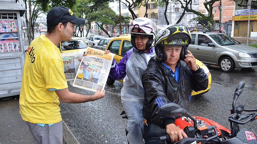 Sin importar la lluvia informamos a los ibaguereños